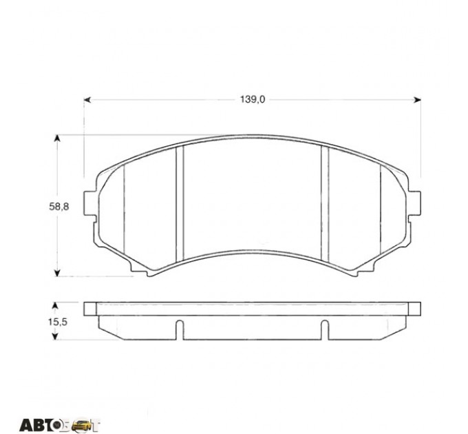 Тормозные колодки TRW GDB3246, цена: 1 268 грн.