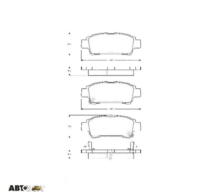 Тормозные колодки TRW GDB3249, цена: 1 247 грн.