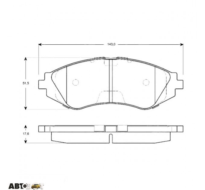 Тормозные колодки TRW GDB3265, цена: 1 112 грн.