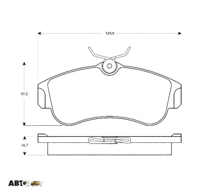 Тормозные колодки TRW GDB3271, цена: 1 101 грн.