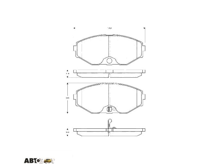 Тормозные колодки TRW GDB3273, цена: 2 946 грн.