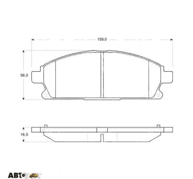 Гальмівні колодки TRW GDB3293, ціна: 1 715 грн.