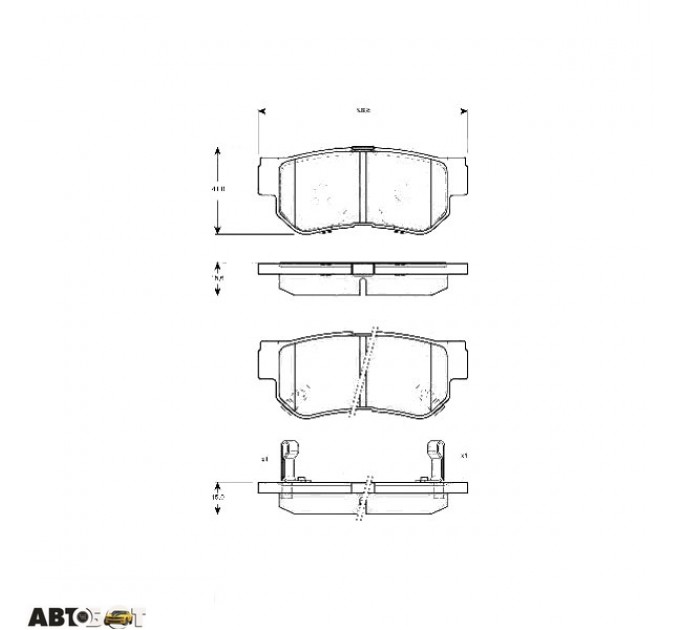 Тормозные колодки TRW GDB3298, цена: 1 603 грн.