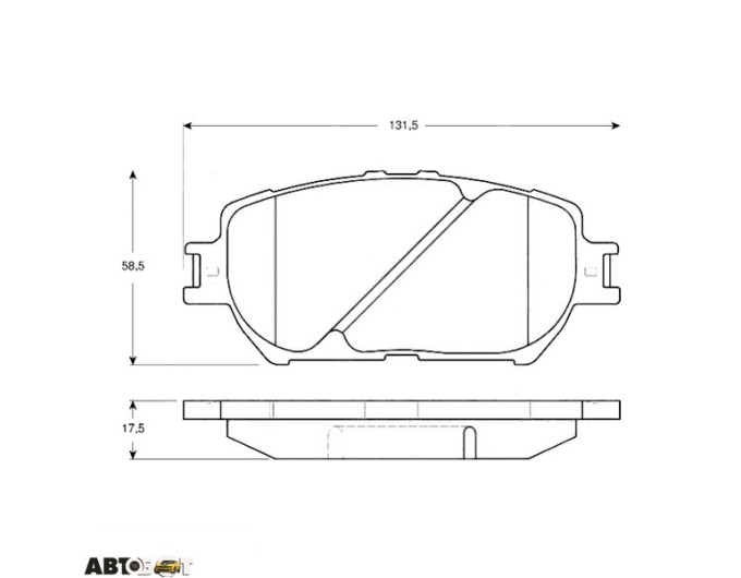 Тормозные колодки TRW GDB3314, цена: 2 831 грн.