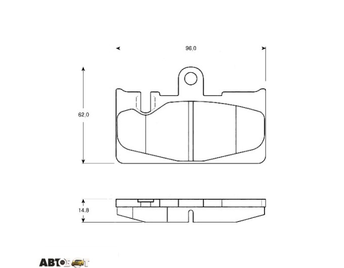 Тормозные колодки TRW GDB3323, цена: 2 278 грн.