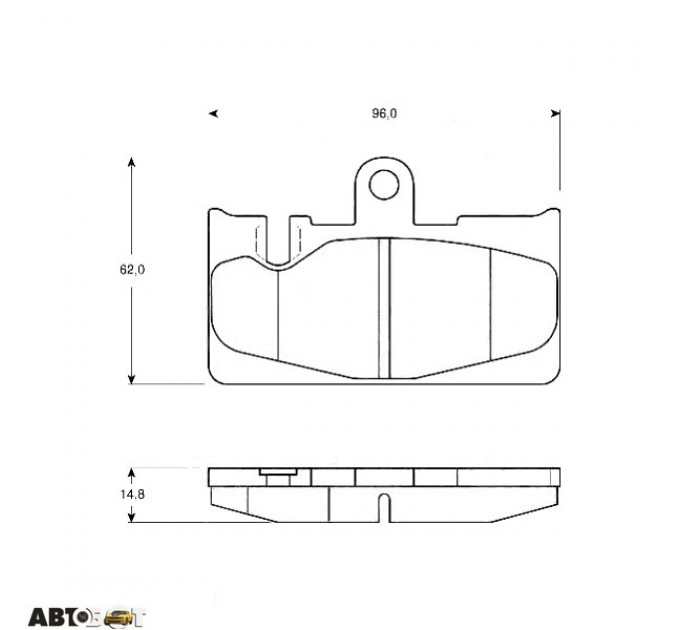 Тормозные колодки TRW GDB3323, цена: 1 240 грн.