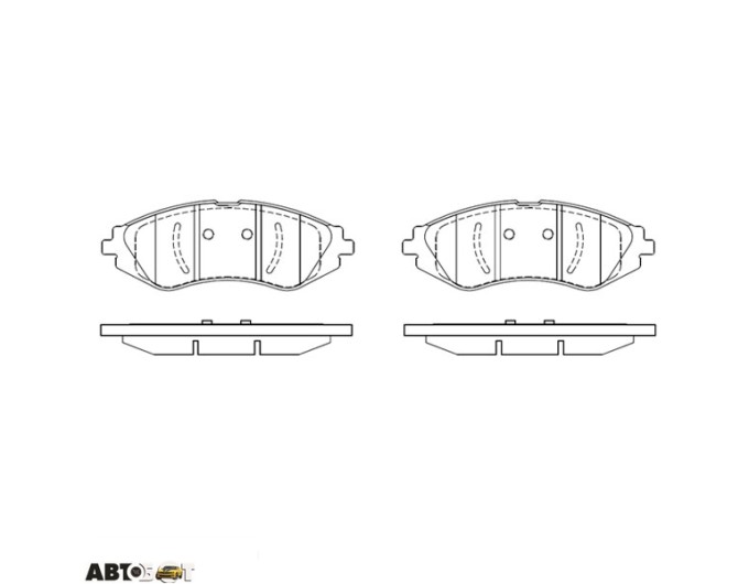 Тормозные колодки TRW GDB3347, цена: 2 454 грн.