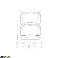 Тормозные колодки TRW GDB3349