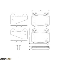 Тормозные колодки TRW GDB3350