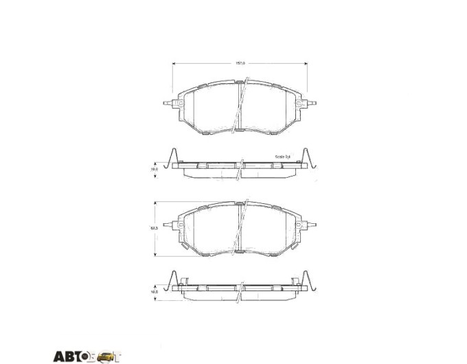 Тормозные колодки TRW GDB3372, цена: 3 636 грн.