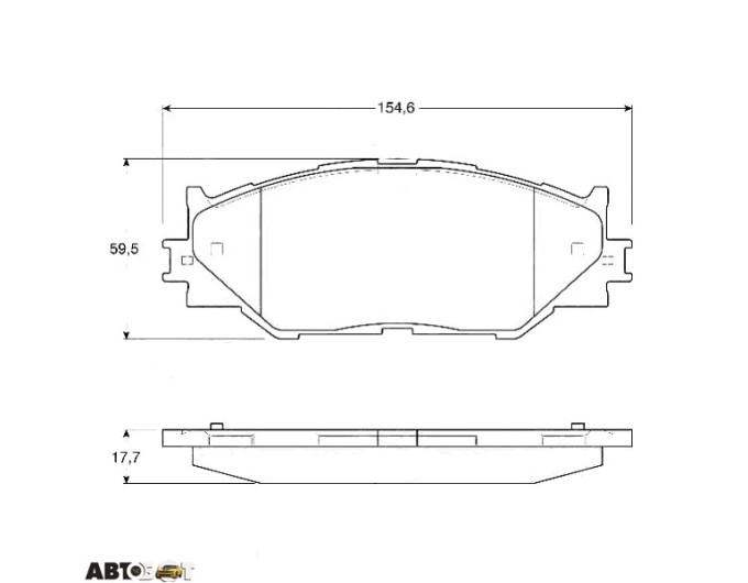 Гальмівні колодки TRW GDB3410, ціна: 3 838 грн.