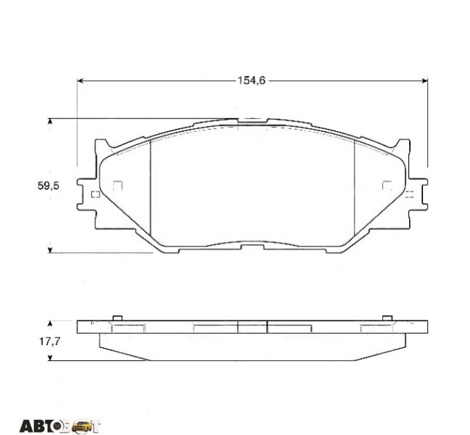 Тормозные колодки TRW GDB3410, цена: 2 111 грн.