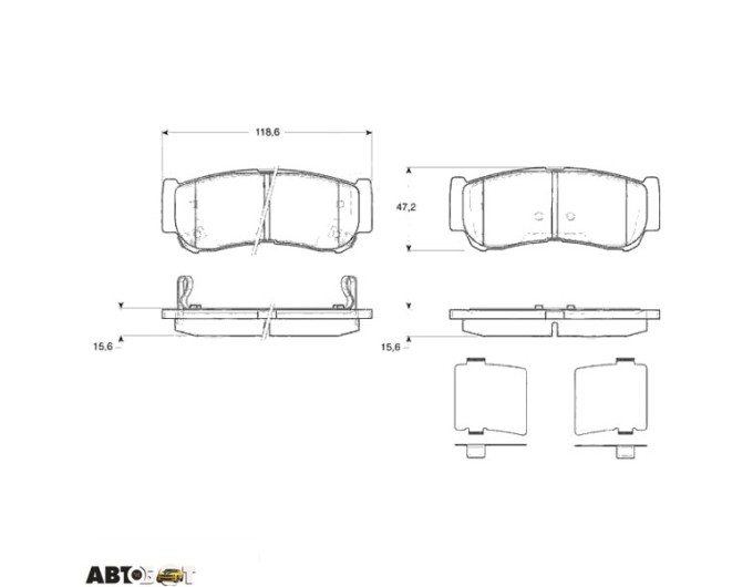 Тормозные колодки TRW GDB3419, цена: 2 990 грн.