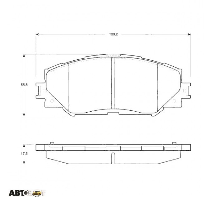 Тормозные колодки TRW GDB3425, цена: 1 545 грн.