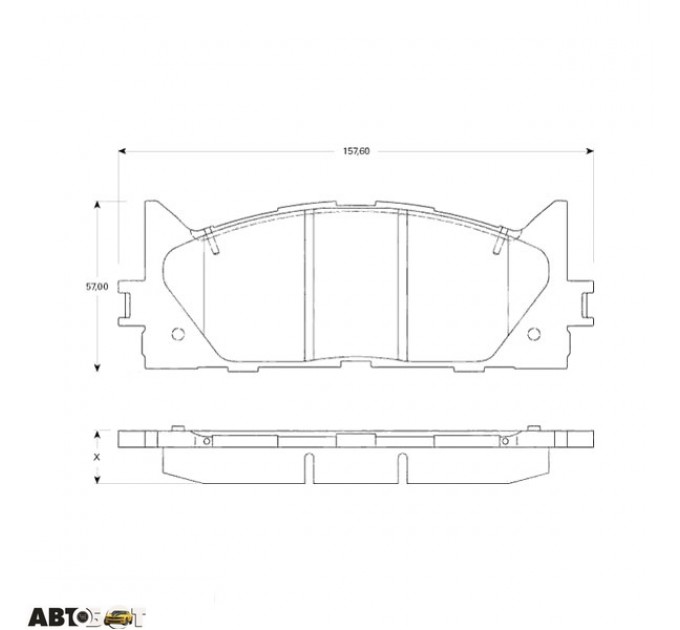 Тормозные колодки TRW GDB3429, цена: 1 889 грн.