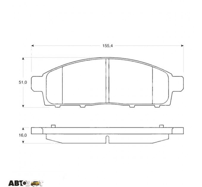 Тормозные колодки TRW GDB3435, цена: 1 747 грн.