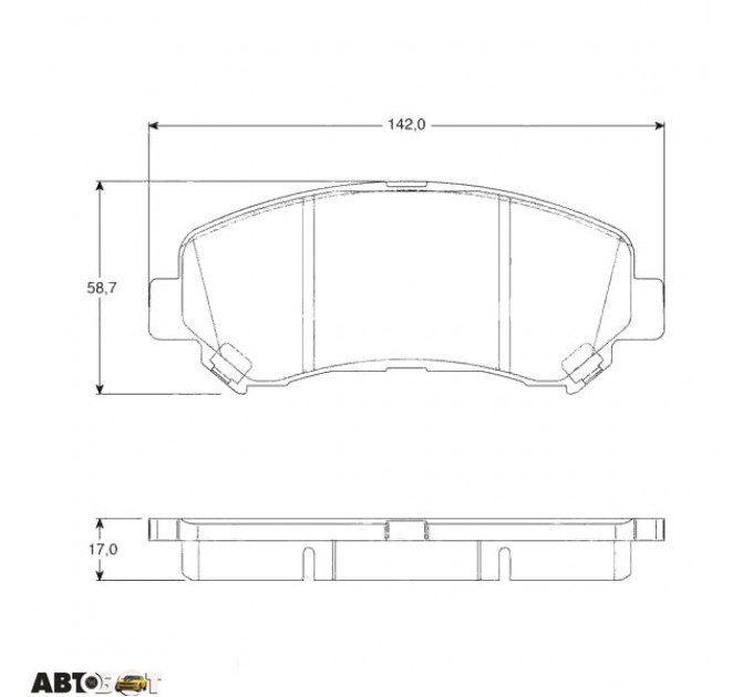 Тормозные колодки TRW GDB3467, цена: 1 759 грн.