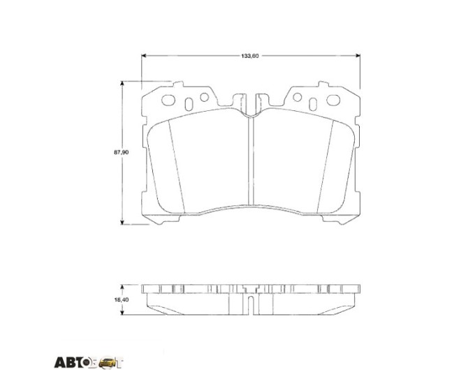 Тормозные колодки TRW GDB3473, цена: 3 621 грн.