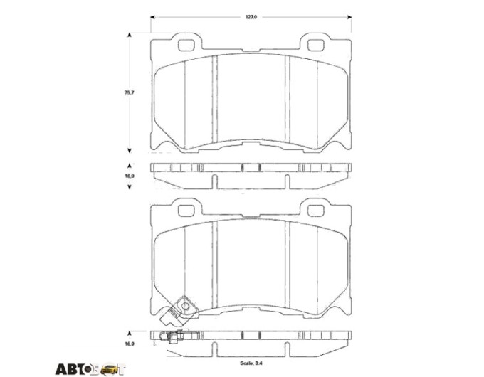 Тормозные колодки TRW GDB3505, цена: 3 718 грн.