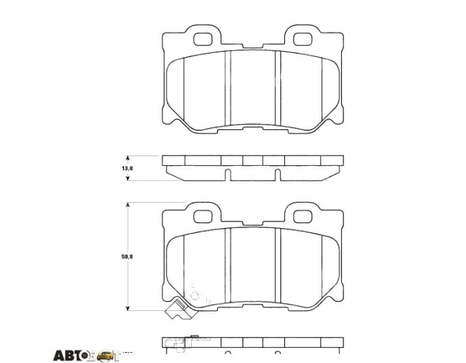 Тормозные колодки TRW GDB3515, цена: 4 097 грн.
