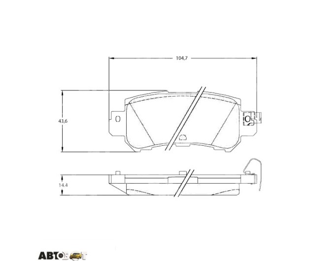 Тормозные колодки TRW GDB3539, цена: 2 920 грн.
