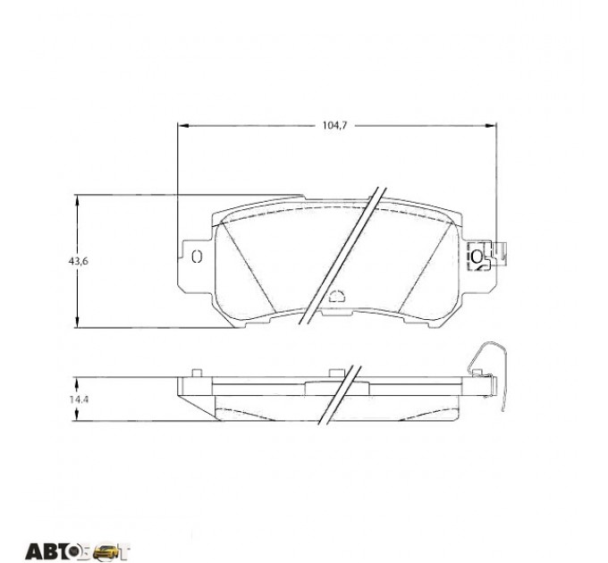 Тормозные колодки TRW GDB3539, цена: 1 590 грн.