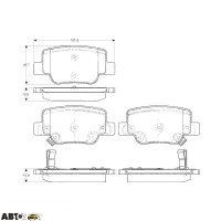 Гальмівні колодки TRW GDB3547