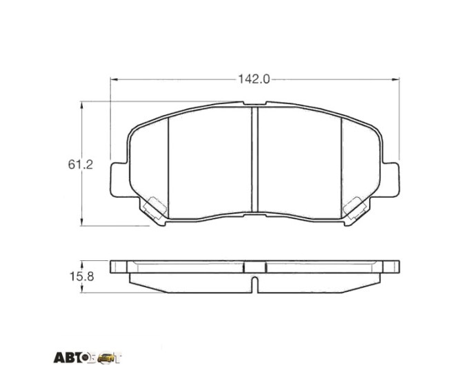 Гальмівні колодки TRW GDB3562, ціна: 3 517 грн.