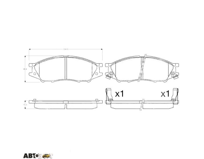 Тормозные колодки TRW GDB3563, цена: 2 904 грн.