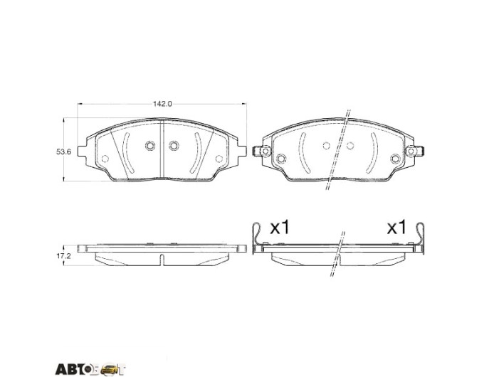 Гальмівні колодки TRW GDB3579, ціна: 2 915 грн.