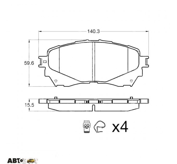 Тормозные колодки TRW GDB3580, цена: 2 285 грн.