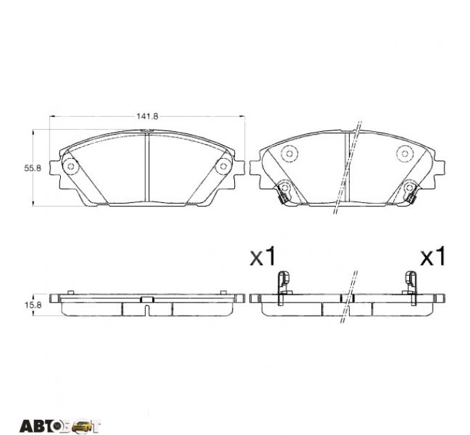 Тормозные колодки TRW GDB3592, цена: 1 646 грн.