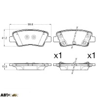 Гальмівні колодки TRW GDB3594