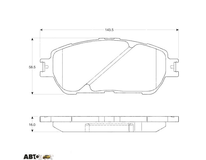 Тормозные колодки TRW GDB3610, цена: 4 051 грн.