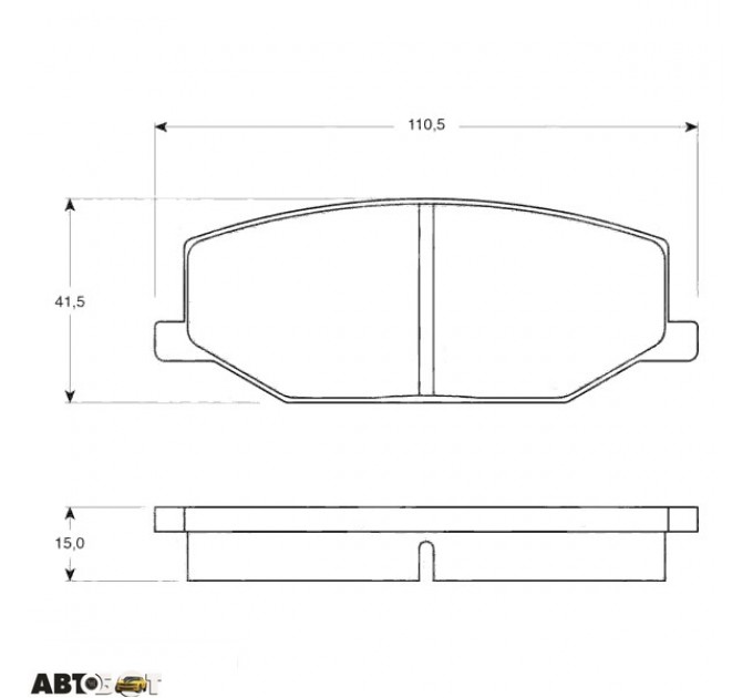 Тормозные колодки TRW GDB383, цена: 907 грн.