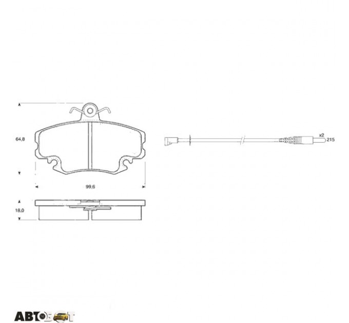 Тормозные колодки TRW GDB400, цена: 819 грн.