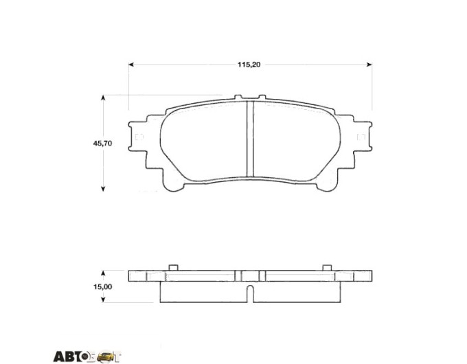 Гальмівні колодки TRW GDB4174, ціна: 2 790 грн.