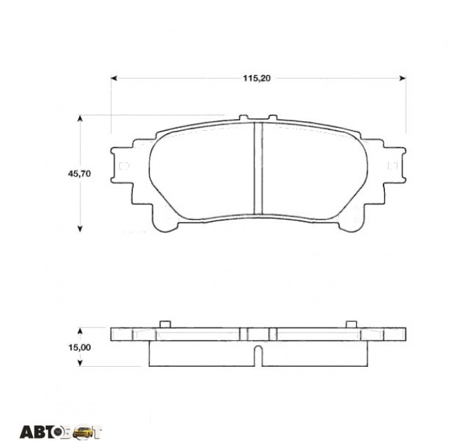 Тормозные колодки TRW GDB4174, цена: 1 519 грн.