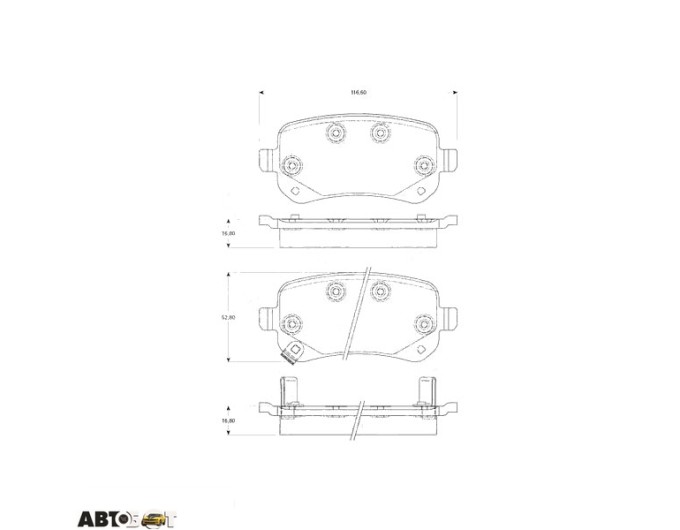 Тормозные колодки TRW GDB4176, цена: 3 295 грн.
