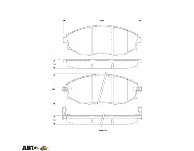 Гальмівні колодки TRW GDB4179, ціна: 3 405 грн.