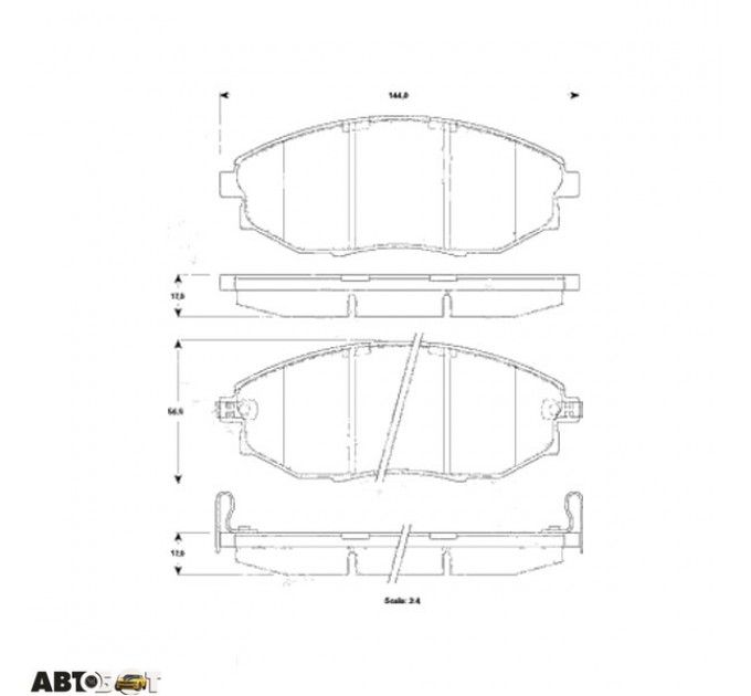 Тормозные колодки TRW GDB4179, цена: 1 854 грн.