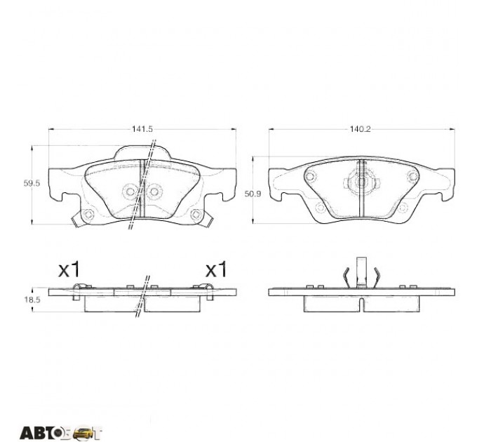 Тормозные колодки TRW GDB4448, цена: 2 153 грн.