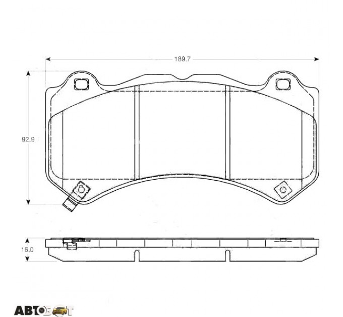 Тормозные колодки TRW GDB4450, цена: 4 286 грн.