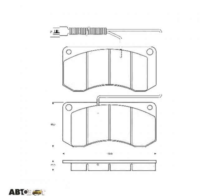 Тормозные колодки TRW GDB5052, цена: 5 644 грн.