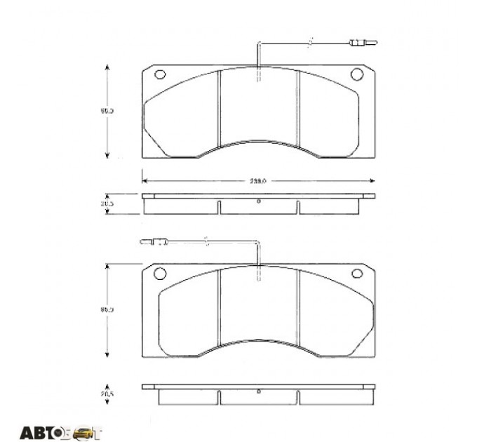 Тормозные колодки TRW GDB5066, цена: 6 414 грн.