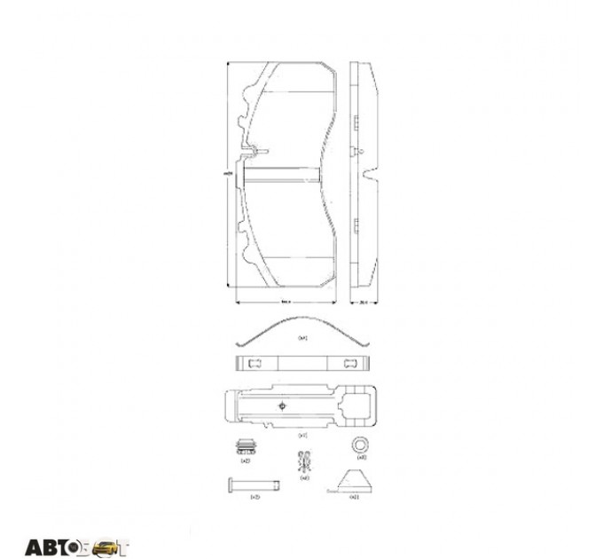 Тормозные колодки TRW GDB5067, цена: 5 058 грн.