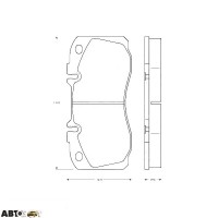 Гальмівні колодки TRW GDB5068