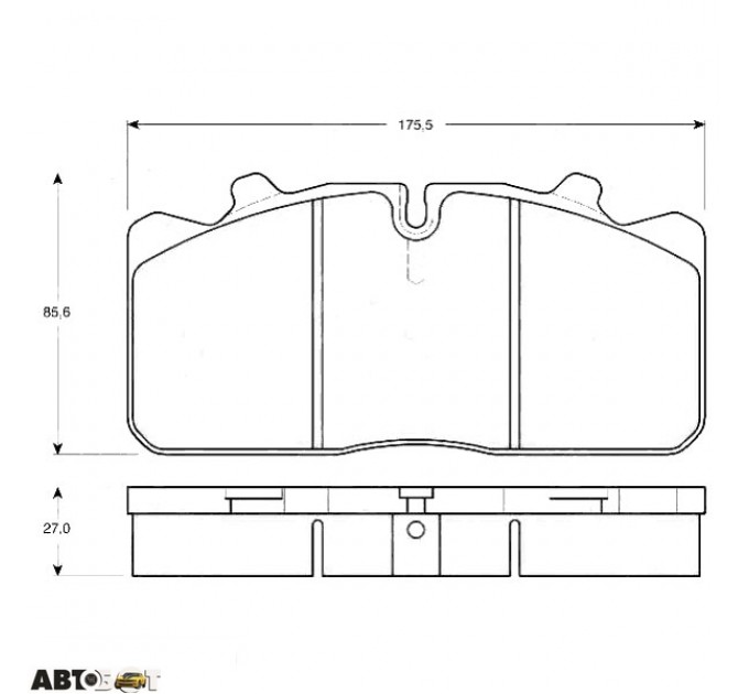 Тормозные колодки TRW GDB5069, цена: 4 136 грн.