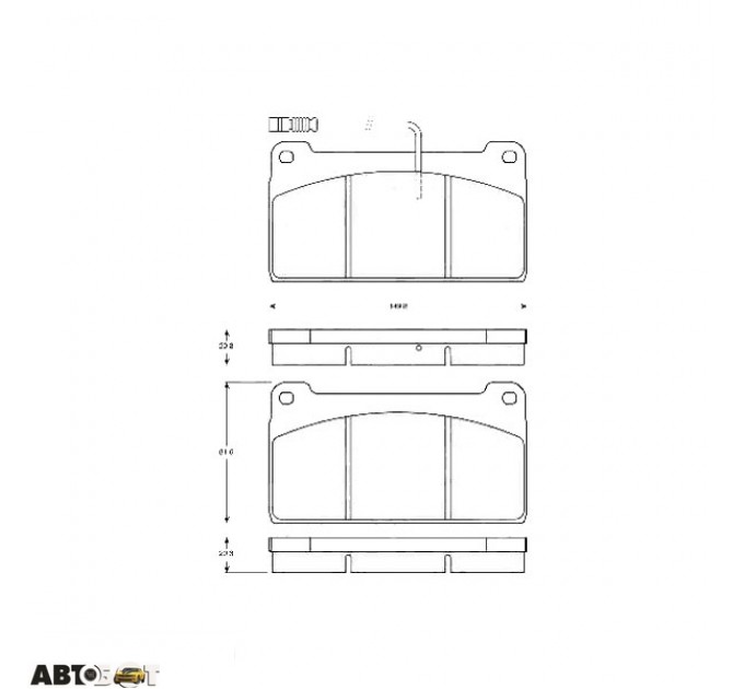 Тормозные колодки TRW GDB5074, цена: 3 380 грн.