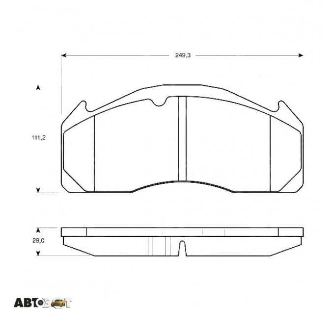 Тормозные колодки TRW GDB5085, цена: 6 207 грн.